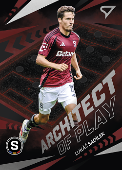 Lukas Sadilek Sparta Praha SportZoo Chance Liga 2024/25 2. serie Achitects of Play #AP-02